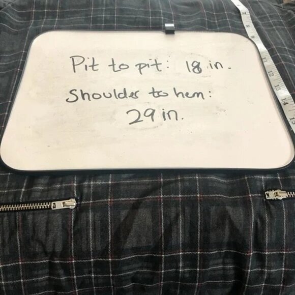 MNG Collection Plaid Dress Zipper Pocket Detail Womens shift Dress XXS Gray - Picture 5 of 5